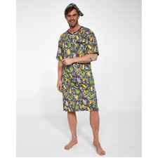 Сорочка ночная мужская (пижама) Cornette Mexico серая