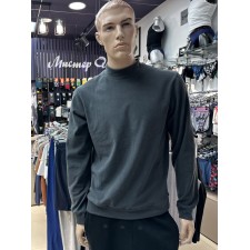 Лонгслив мужской с горлом велюровый графит Velur