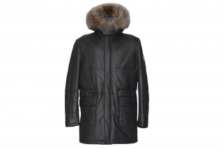 Куртка Otto Kern темно-коричневая с капюшоном