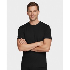 Футболка мужская с коротким рукавом черная Impetus Pure Cotton