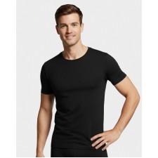 Футболка мужская с коротким рукавом черная Impetus Cotton Stretch