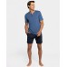 Комплект для отдыха мужской (пижама) Impetus Pine short темно-синий стандартный размер