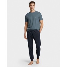 Пижама мужская с брюками и коротким рукавом Impetus Asuka зеленая