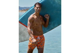 Шорты пляжные мужские большого размера Impetus Ibiza оранжевые