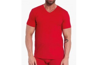 Футболка мужская Cornette Authentic New V красная