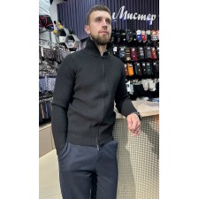 Кардиган на молнии мужской черный Urban