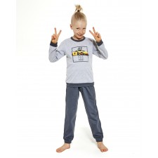 Костюм домашний для мальчиков (пижама) Cornette Team Young серый