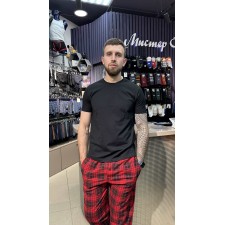 Футболка мужская черная хлопок Impertex