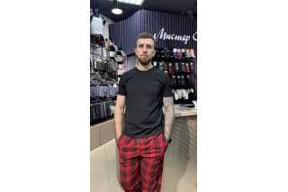 Футболка мужская черная хлопок Impertex