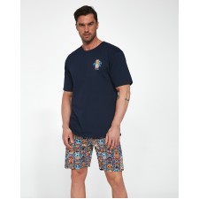 Комплект для отдыха мужской (пижама) Cornette Ethnic темно-синий
