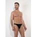 Трусы мужские черные микро HOM Premium Cotton