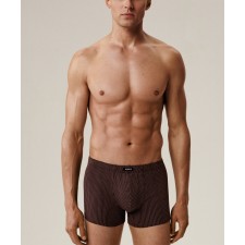 Мужские трусы шорты Atlantic, набор 3 шт., хлопок, изумрудные + темно-серый меланж + баклажановые, 3MH-218