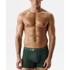 Мужские трусы шорты Atlantic набор 3 шт., бамбук, зелёные, чёрные, сине-зелёные, 3MH-231