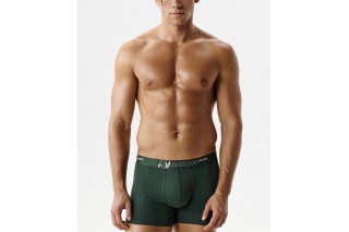 Мужские трусы шорты Atlantic набор 3 шт., бамбук, зелёные, чёрные, сине-зелёные, 3MH-231