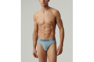 Мужские трусы слипы спорт Atlantic 3 шт. в уп., бамбук, темно-синие + голубые + графитовые, 3MP-199