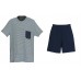 Комплект для отдыха мужской (пижама) HOM Zen темно-синий