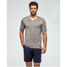 Комплект для отдыха мужской (пижама) Impetus Soft Premium short светло-серый