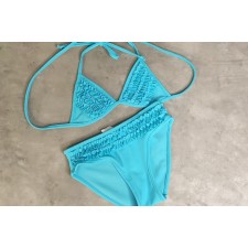 Купальник для девочек Cornette Triangolo светло-голубой