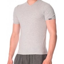Футболка мужская Cornette HE T-shirt V серый меланж