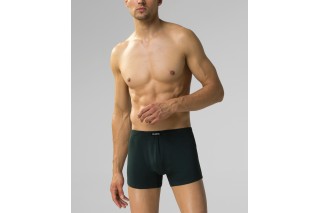 Мужские трусы шорты Atlantic набор 5 шт., хлопок, серые + графитовые + черные + изумрудные + эспрессо, 5SMH-002