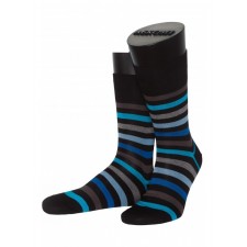 Носки мужские в полоску черные ASKOMI AM-6290