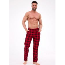Брюки домашние мужские Cornette Edinburgh красные в черную клетку