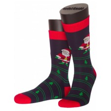 Носки новогодние унисекс темно-синие ASKOMI AF-C7690