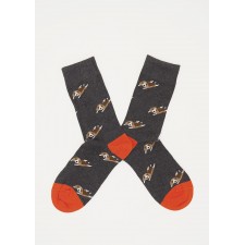 Носки unisex ASKOMI AF-C8320 темно-серый меланж