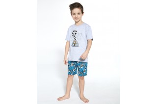Комплект для отдыха для мальчиков (пижама) Cornette Lemuring Kids серый меланж