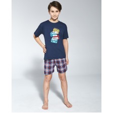 Комплект для отдыха для мальчиков (пижама) Cornette Rock Young темно-синий