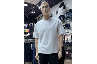 Футболка мужская белая хлопок DS