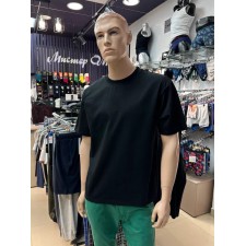 Футболка мужская черная хлопок DS