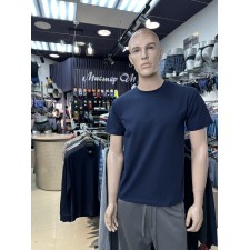 Футболка мужская темно-синяя хлопок MiniMalisM DS