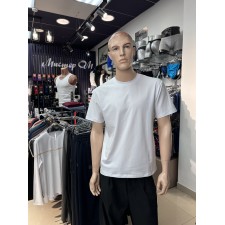 Футболка мужская белая хлопок MiniMalisM DS