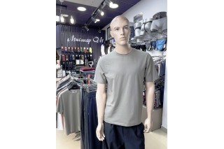 Футболка мужская оливковая хлопок MiniMalisM DS