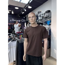 Футболка мужская шоколадная хлопок MiniMalisM DS