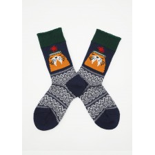 Носки унисекс теплые шерстяные темно-синие ASKOMI AU-9000