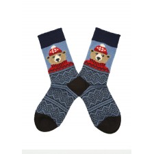 Носки унисекс теплые шерстяные джинс ASKOMI AU-9000