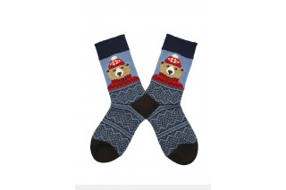 Носки унисекс теплые шерстяные джинс ASKOMI AU-9000