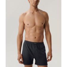 Мужские трусы боксеры семейные Atlantic, хлопок, графит, Basic BMB-003