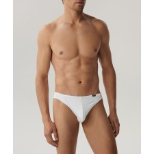 Мужские трусы слипы мини Atlantic 1 шт. в уп., хлопок, белые, Basic BMP-230