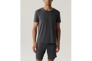 Мужская пижама Atlantic, вискоза, темно-серый меланж, BNMP-005