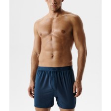 Мужские трусы боксеры семейные Atlantic, микромодал, сине-зеленые, MBX-662