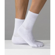 Носки унисекс стандартной длины Atlantic 1 пара, хлопок, белые, MC-007