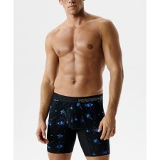 Мужские трусы шорты удлиненные Atlantic, бамбук, черные, MH-1207