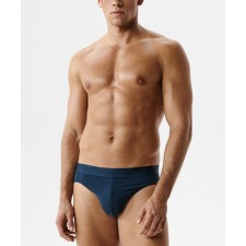 Мужские трусы слипы спорт Atlantic, микромодал, сине-зеленые, MP-1590