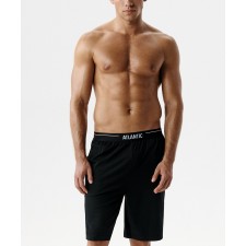 Мужские шорты пижамные Atlantic, хлопок, черные, NMB-046