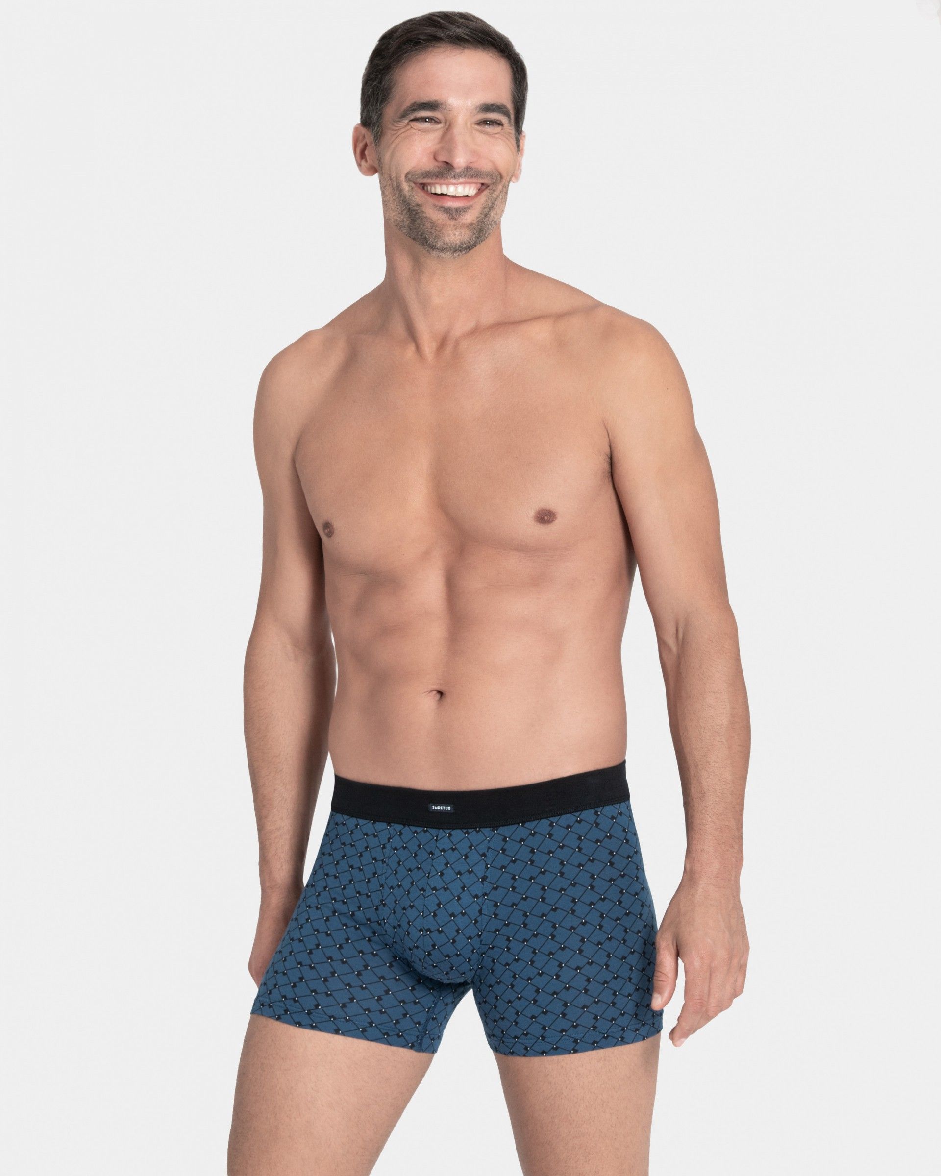 Трусы боксеры мужские Impetus Akio Comfort синие